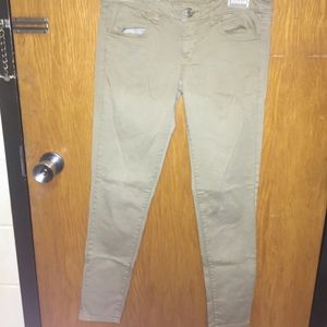 Khaki Skinny Jeans